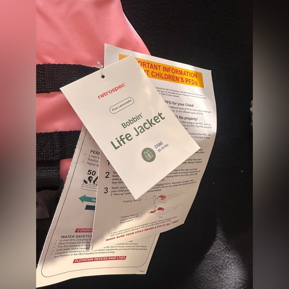 RetroSpec Pink Life Jacket - Picture 8 of 8